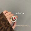 Apple Cream Egg Tart Plate Cake Ring