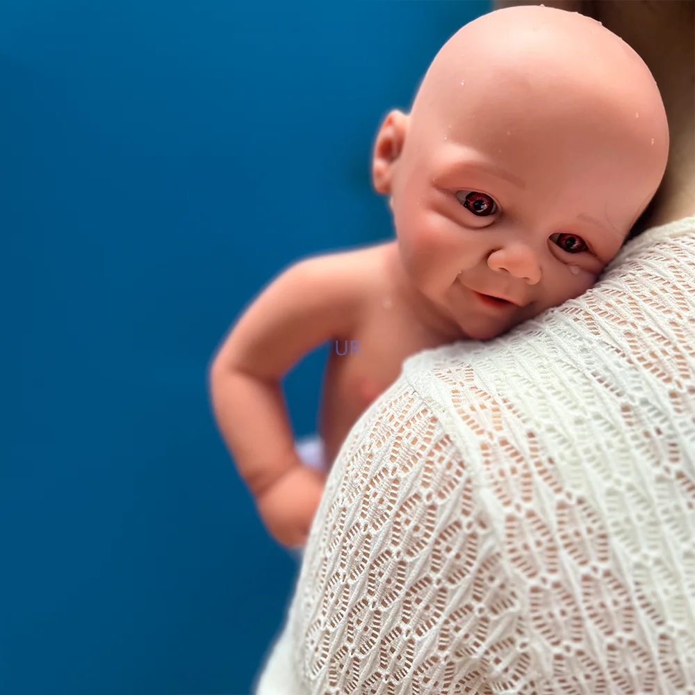 リボーンドール　アーテイスト作品　(⁠。⁠•̀⁠ᴗ⁠-⁠)⁠✧ 1:1 Life Reborn Baby Doll Silicone - Artist 17'' Painted Body