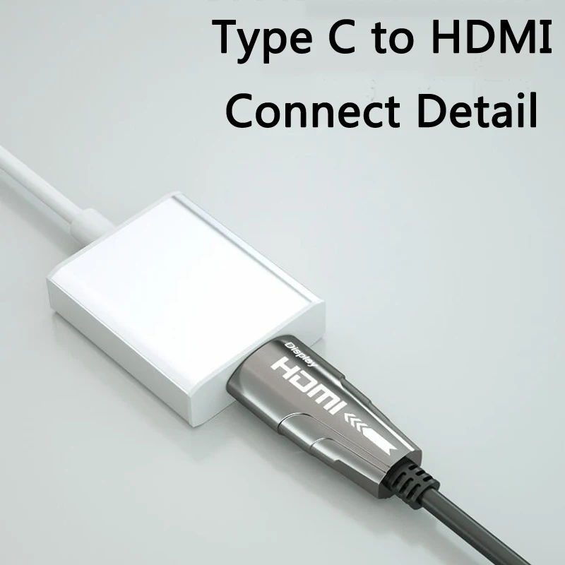 Super Quality Type-C Male to HDTV Female Adapter USB C to HDMI Adapter for PC Laptop Tablet
