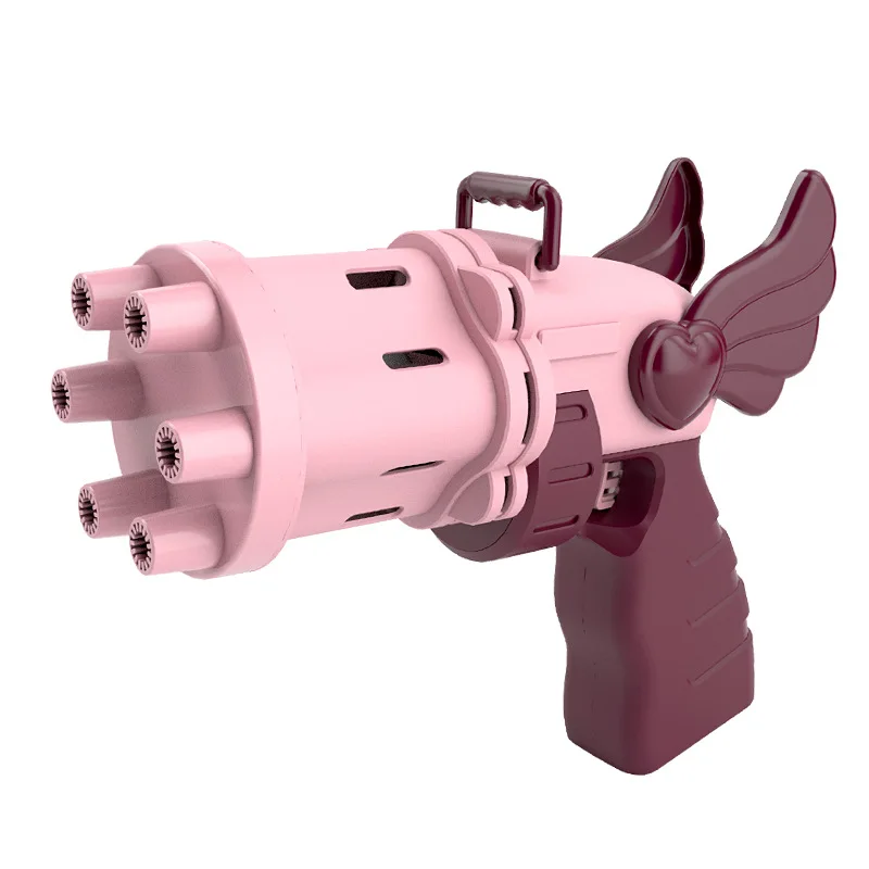 Оптовая продажа игрушечного пистолета-пузыря для gattling для детей на открытом воздухе 2021 маленький детский крутой шутер мини большой новый производитель дыма