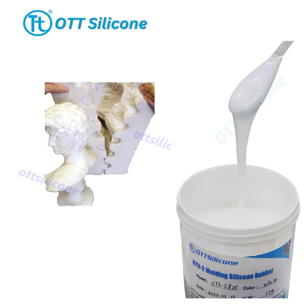 Free Sample  Mold making LSR RTV-2 Silicone Rubber for Plaster Cornice Mold/Gypsum Crafts Mold Silicone Rubber