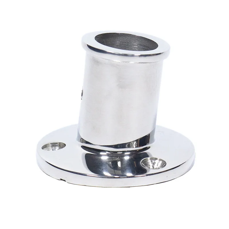 Silver Hand Rail Fitting Elbow 1inch Tube Mount Stainless for Marine Awning Boat 25mm 