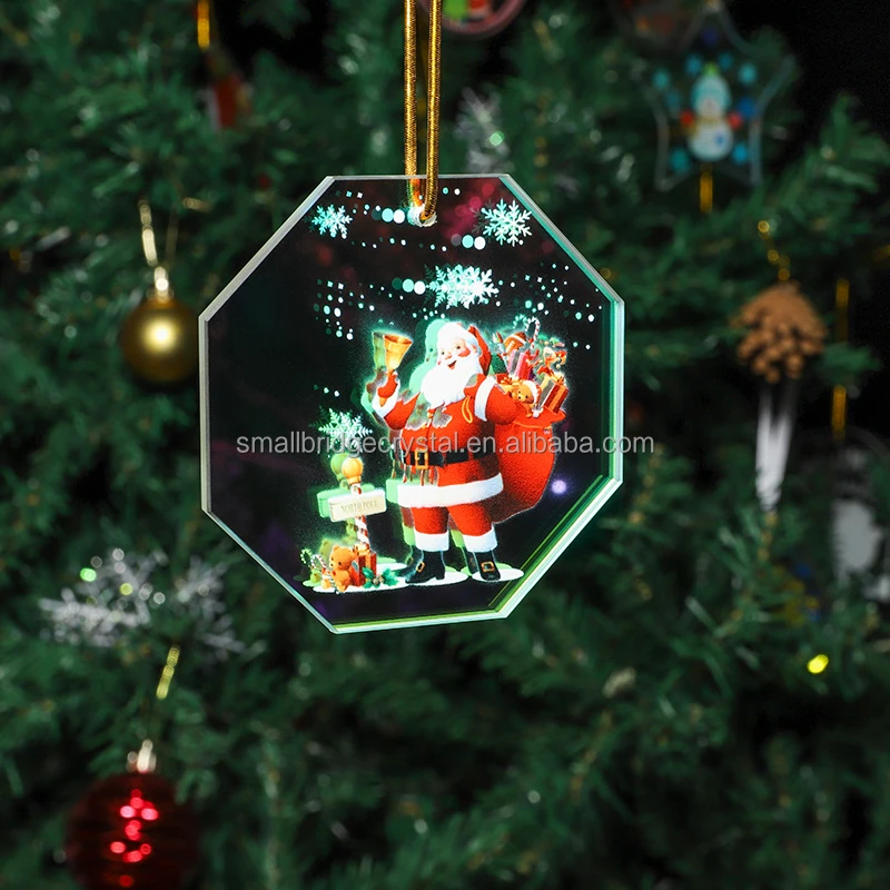 Xmas Tree Decoration Crystal Pendants Shinning Crystals personalized Glass Pendant details