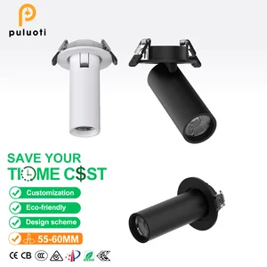 Factory Direct Sale Recessed Spotlights, 360° Adjustable Angle, Full-spectrum Eye Protection, Ideal for Indoor Installation