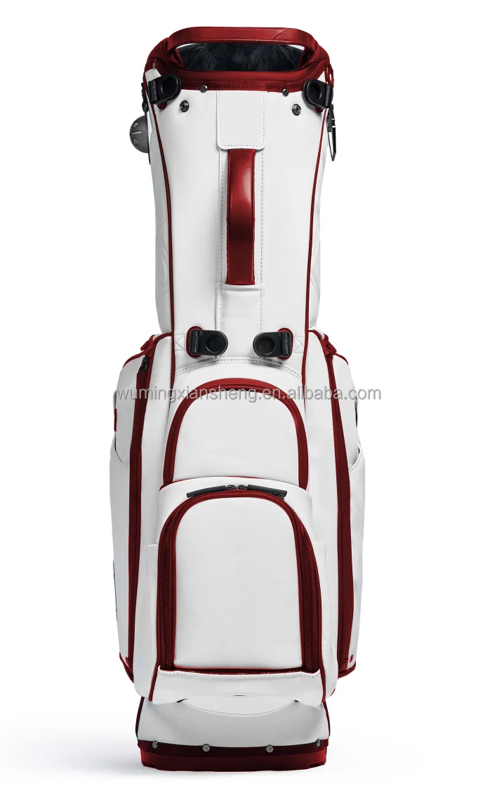 Custom Dividers Golf Bags For Men Pu Leather Custom Transparent Golf Bags Golf Sunday Tour Staff