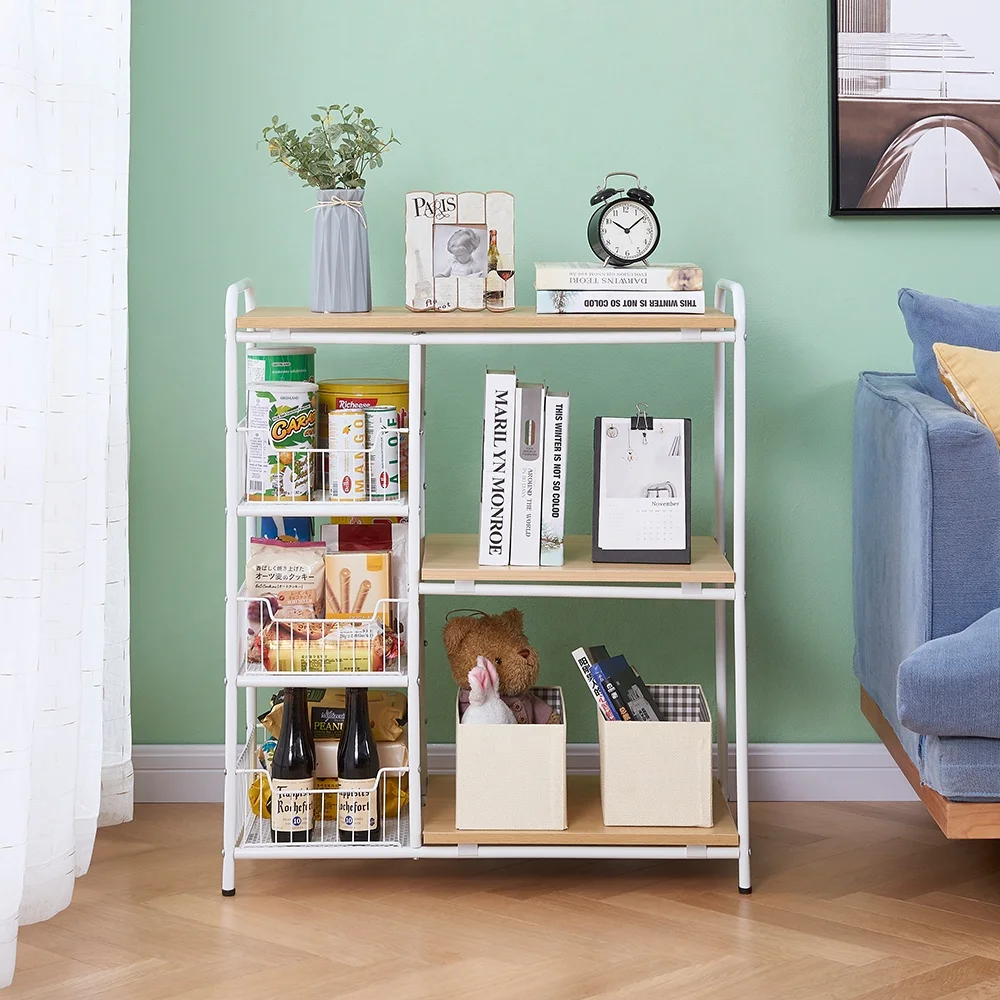 New Design Multifunctional Large Capacity Storage Rack for Kitchen With Wheels Kitchen Vegetable or Fruit Storage Rack