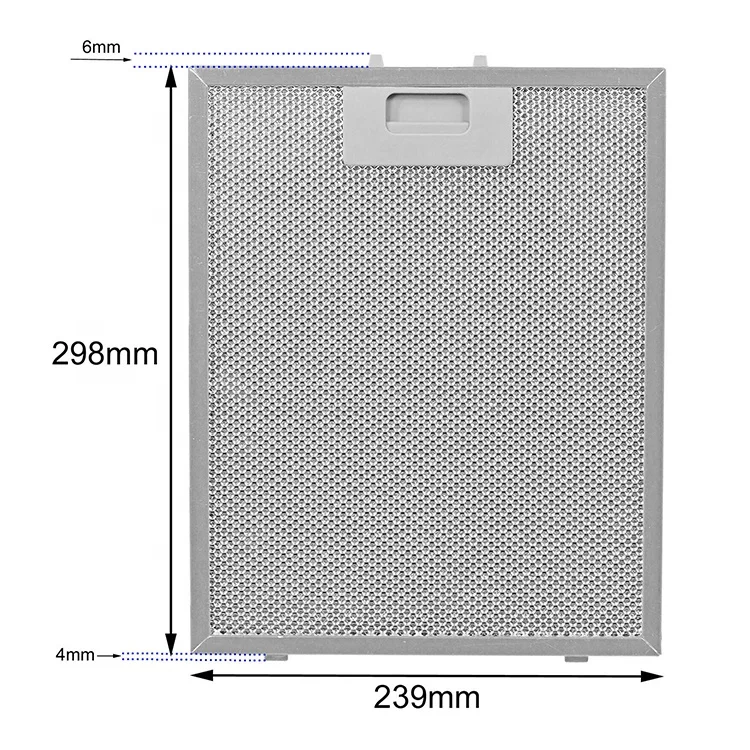 SEN фильтр 298x239 мм алюминиевый духовой шкаф кухонная вытяжка вентиляционный фильтр смазки подходит для дипломата
