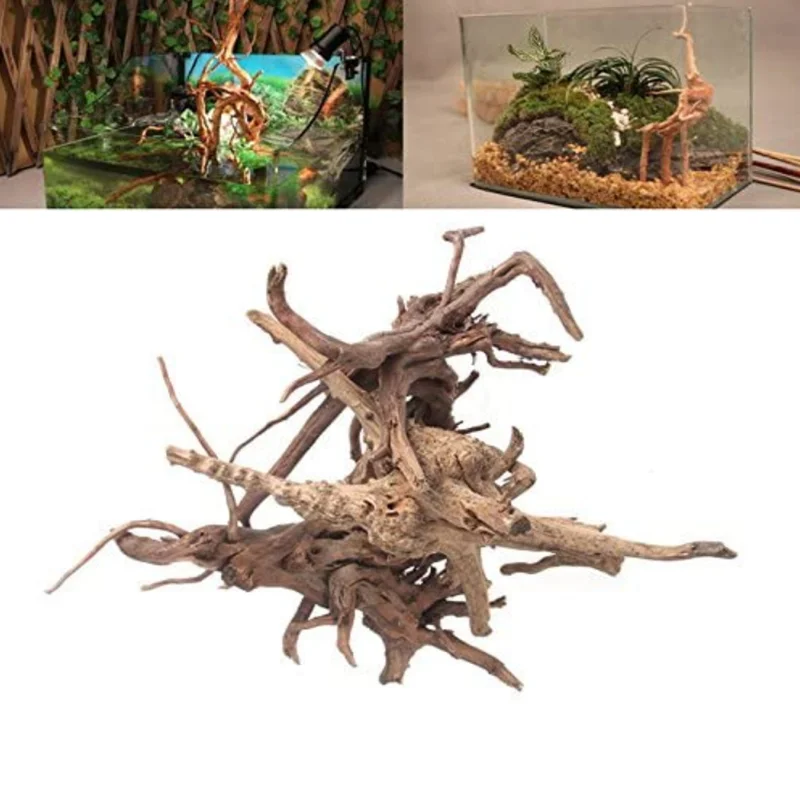 EWE水槽用流木 自然蜘蛛の木 爬虫類ブランチ アクアリウム装飾 植物の