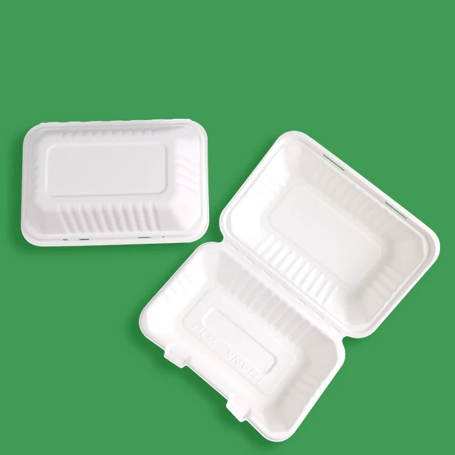 Wholesale Customized 100% Biodegradable Disposable Sugarcane Paper  Box supplier