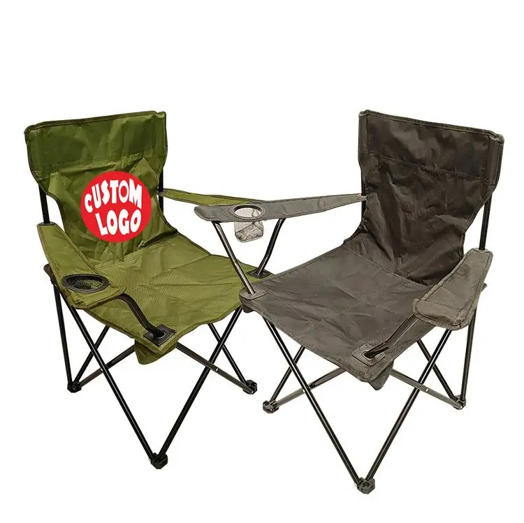 Outdoor Adjustable Folding Beach Chair aluminum high quality camping chair with footrest comfortable