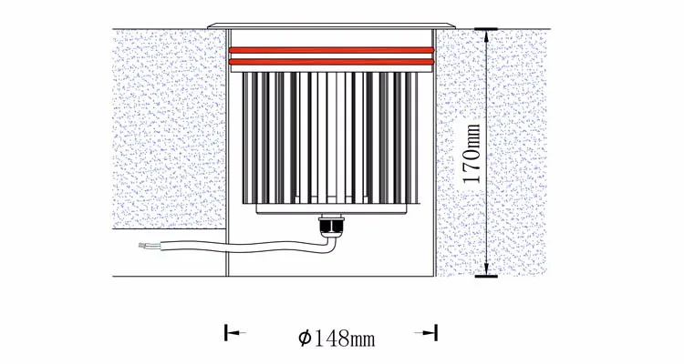 Outdoor LED Inground Lights Floor Buried Lights LED Underground Lights