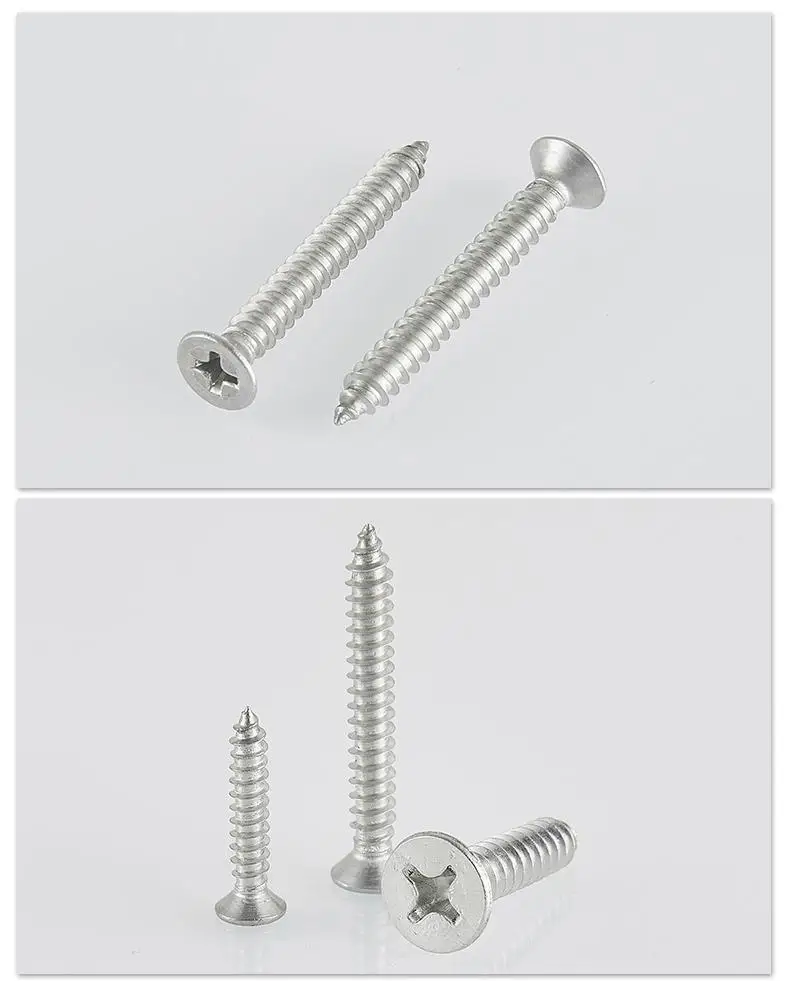 304 stainless steel round head self tapping small screws M1 M1.2 M1.4 M1.7 M2 M2.3 factory