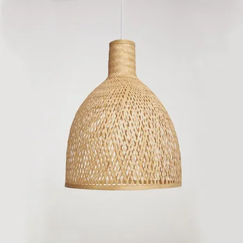 Wholesale bamboo lamp covers shades rattan lampshade abat jour en rotin pantallas para lamparas abat jour en rotin paralume