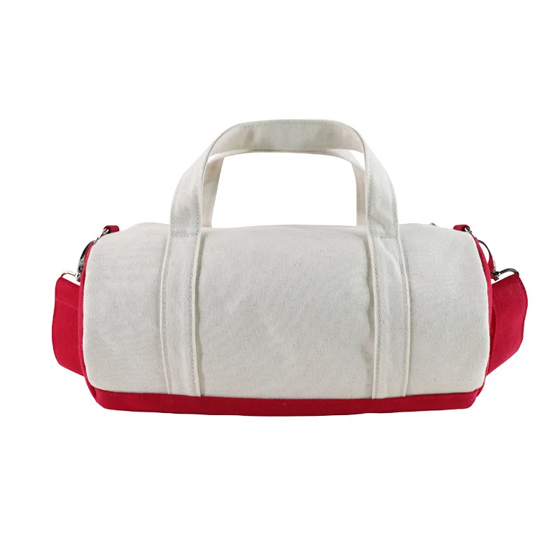 Custom Patterned Letter Design Canvas Crossbody Gym Tote Bag 30*15*15cm Cotton Handle Shoulder Bag for Travel and Gift