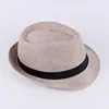 Beige linen black ribbon
