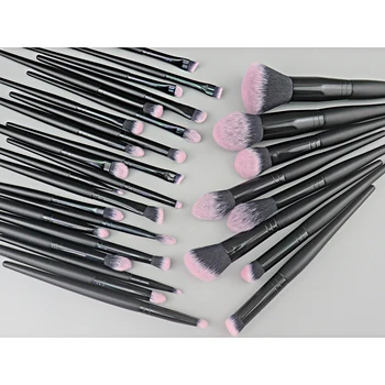 30 makeup brush set vegan makeup brush set pink professional private label beauty brush synthetic hair for makeup