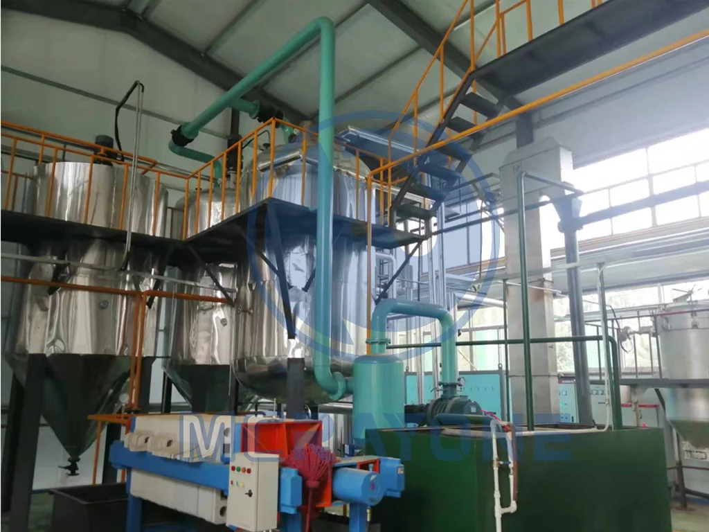 Mini Palm Oil Refining Oil Refinery Machine Edible Oil Refinery Plant