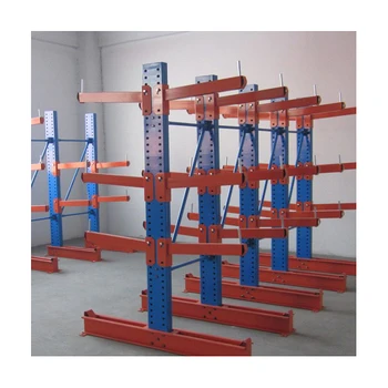 Long Service Life Heavy Duty Storage Cantilever Shelving Racking System Warehouse Cantilever For Rebar Storage