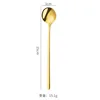 410 # Golden 15cm Petite cuillère ronde