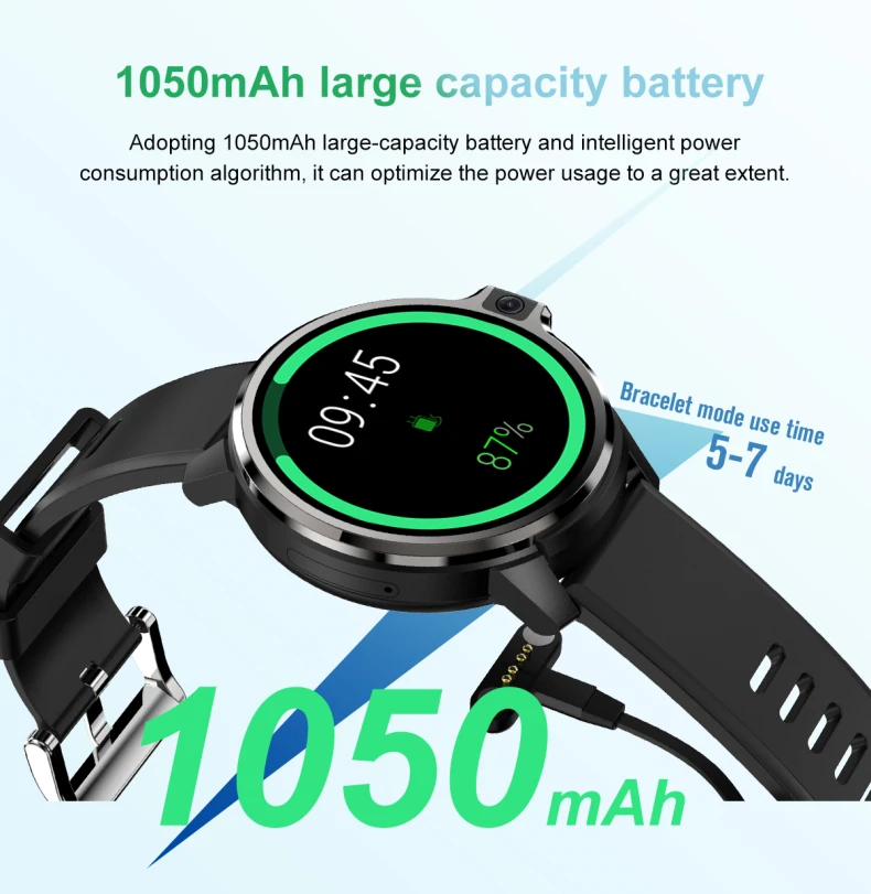 Fitness 4G Smart Watch DM30 SC9832E NRF52832 dual chip 1.6 Inch IPS Screen 400*400 Wifi GPS 4G Android 9.1 Smart Watch (14).jpg