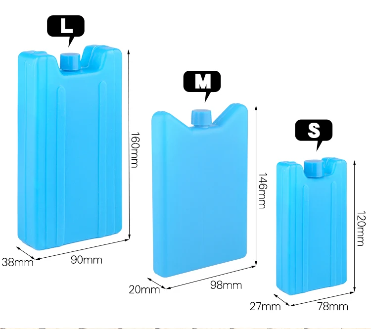 Customized Reusable Ice Pack Freezer Block For Lunch Boxes Slim Ice ...