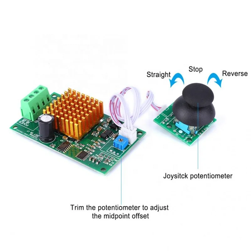 Controlador De Motor CCM4N DC12~30V Joystick CW/CCW Regulador De Velocidad Del Motor Con Protección Contra Sobrecorriente Controlador De Velocidad Del Motor 3ACCM4N | En Línea
