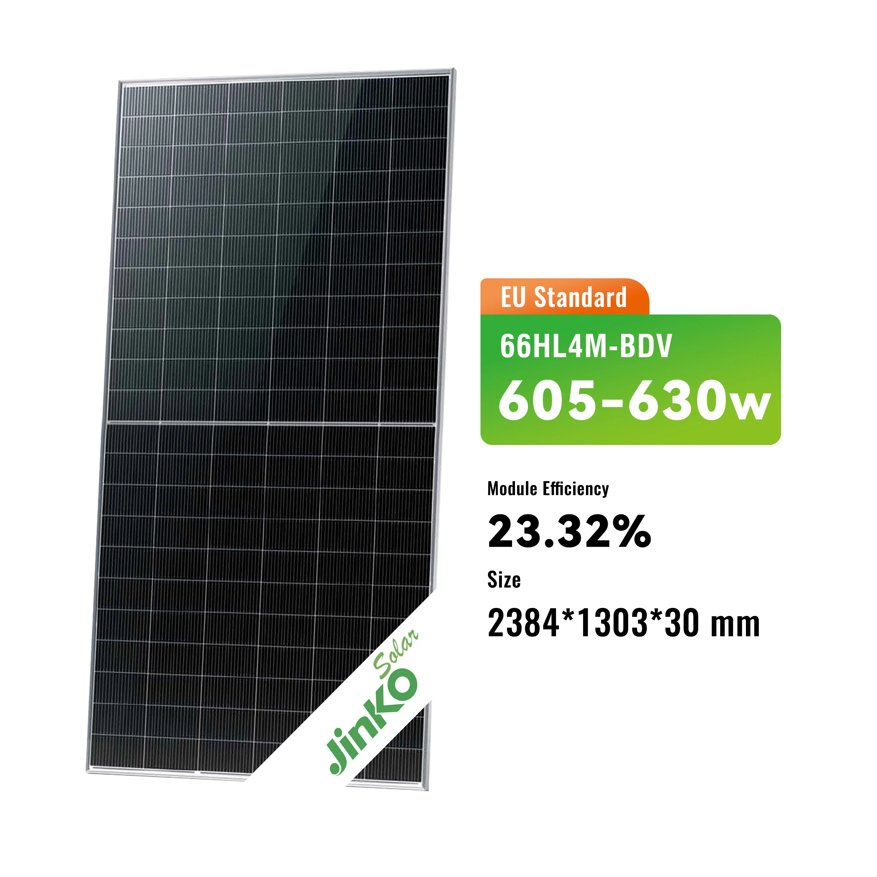 Jinko Solar Panels - High Efficiency 630W Power Solutions