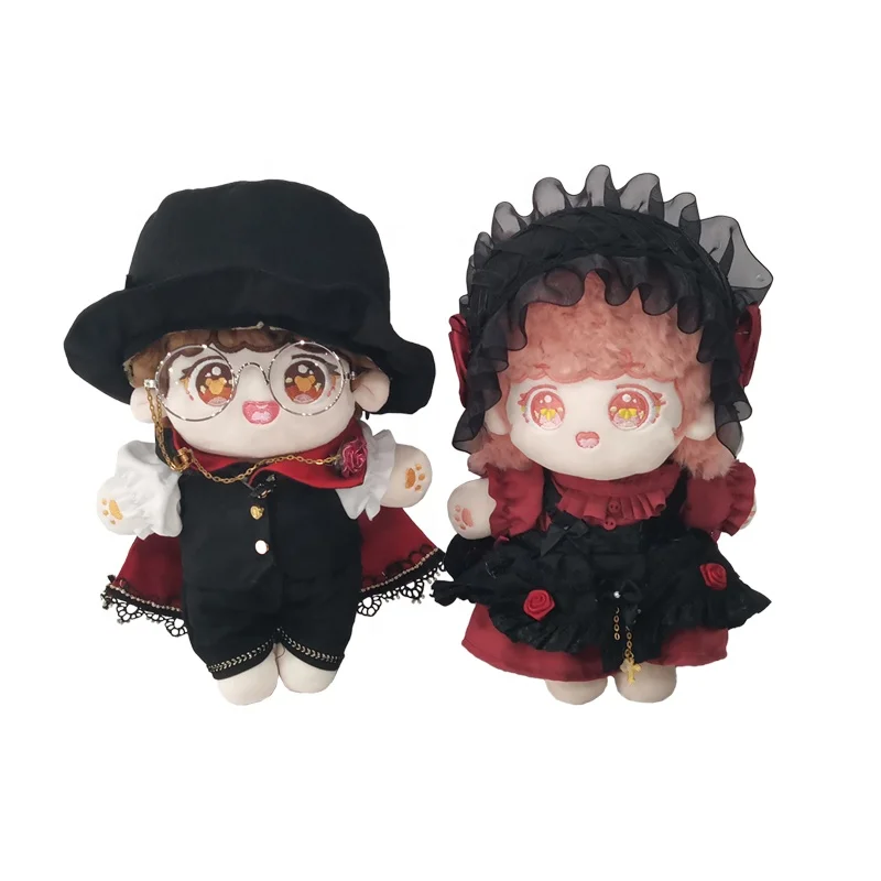 Rongtuo OEM ODM Service Custom Stuffed Plush Doll 20cm Soft Cotton Plush Doll supplier