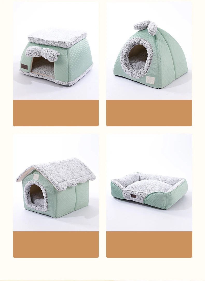 Heating Cat Nest Winter Warm Pet Bed Removable And Washable