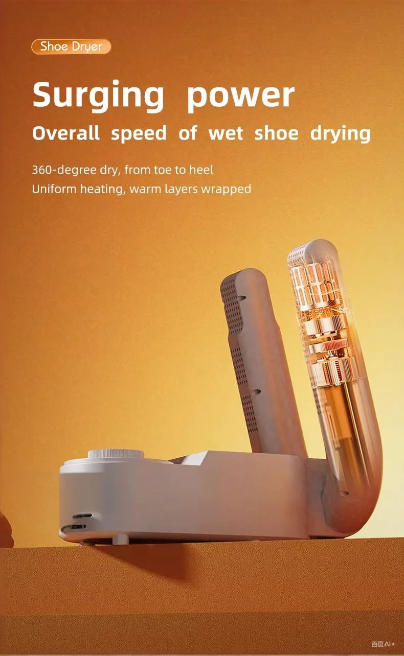 Retractable Shoes Dryer Household Folding Timing Baking Shoes Dryer Smart Touch Screen Automatic Hot Air Deodorant Shoes Dryer
