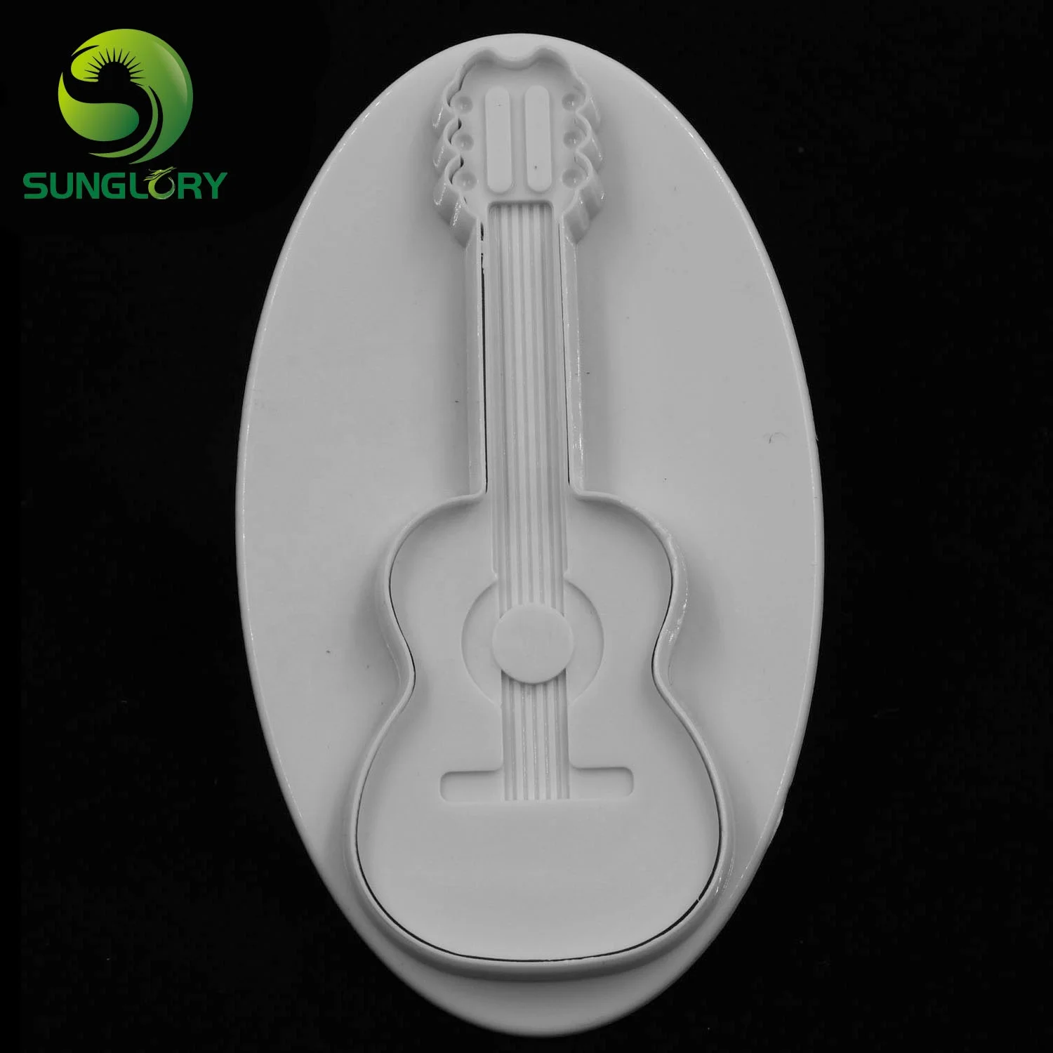 Plastic DIY 4PCS Musical Instruments Plunger Cutter Guitar Violin Fondant Cake Mold Cookie Cutter Cake Decorating Tools Bakeware