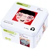 Six-sided painting-travel tin box
