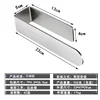 Towel bar-short-brushed