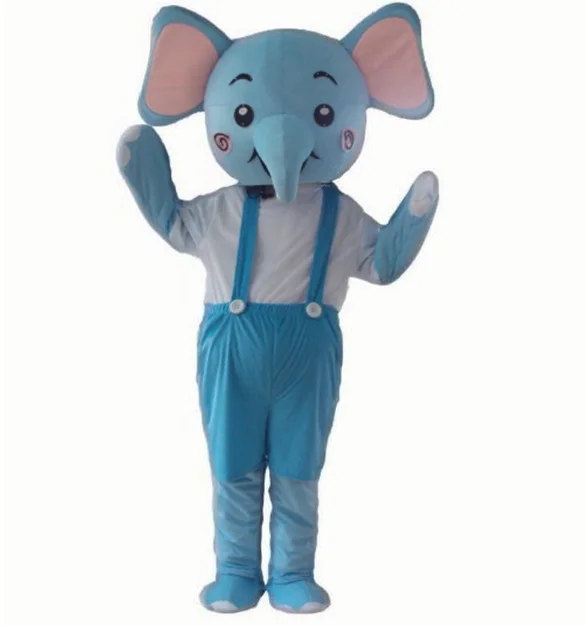 Kinqee Inflatable Grey Elephant Ride on Costume Animals Walking Suit Funny Blow up Costume Festival Elephant Inflatable Suit