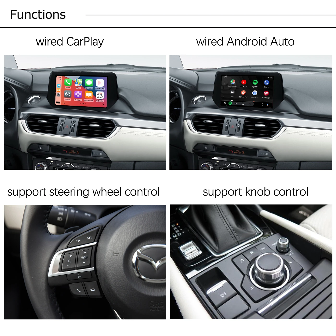 Road Top Automotive Electronics Tk78-66-9u0c Apple Carplay Android Auto ...