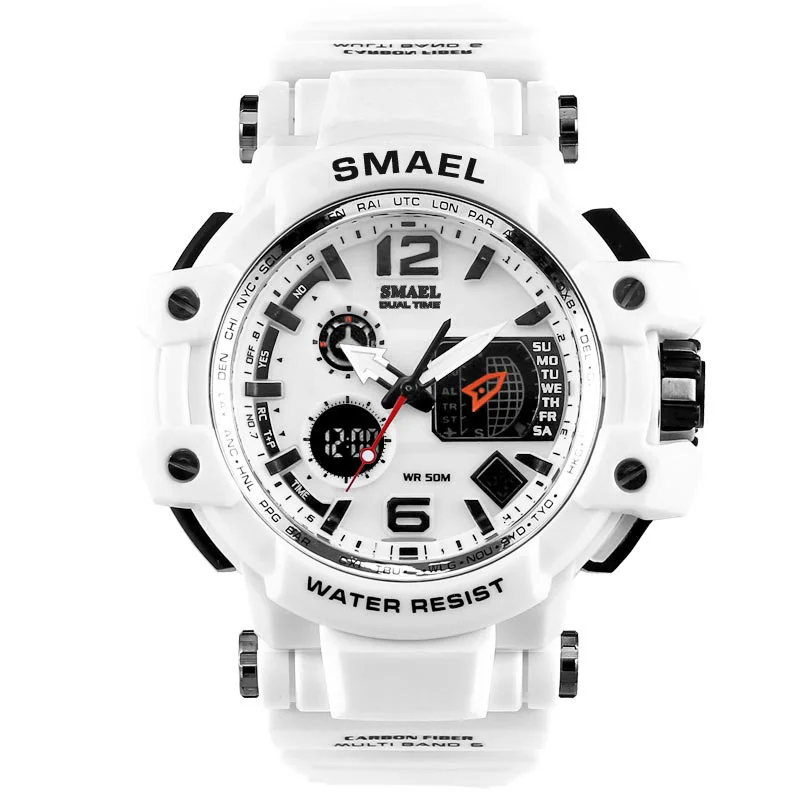 Smael watch white on sale