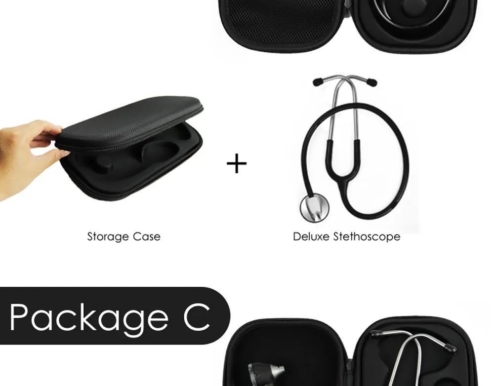 Stethoscope Case Portable Cheap Stethoscope Sets With Triangle Hammer