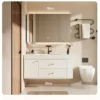 80Sintered Stone Integrated Sink + Smart Mirror Cabinet