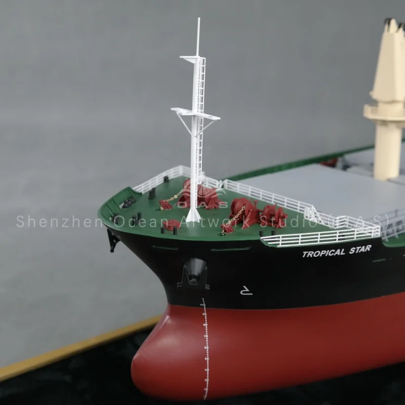 Our bulk carriers model, crafted after British shipyards design, features highly restored details including a clear bottom view of ship, realistic ship propeller model, and complete bulk carrier hold model. Made with premium materials and precise scale production, it fully shows hull structure, cabin layout and propulsion system. Ideal for maritime exhibitions, technical displays, shipyard souvenirs and corporate gifts. Supports custom logo, color and specifications, perfect for shipping, shipbuilding and logistics industries.Amber@vesselmodel.com Tel: +86 18038048785