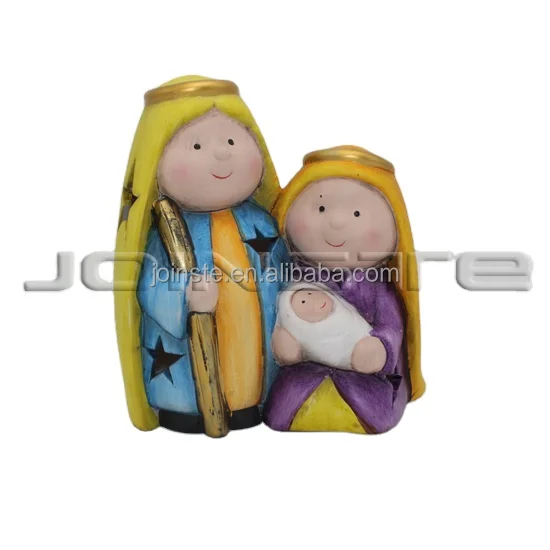 3D-изображения с изображением дня рождения Иисуса Христа, набор для Рождества Христова