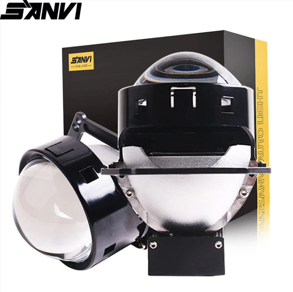 Factory Customize OEM ODM 3 Inch F50 LED Projector Lens Headlights 115w 5500k Super Bright Automotive Headlight Bulb All Fitting