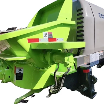 Used Concrete Trailer Pump Zoomlion Hbt9018 Trailer Pumps Zoomlion Second Hand Construction Machine