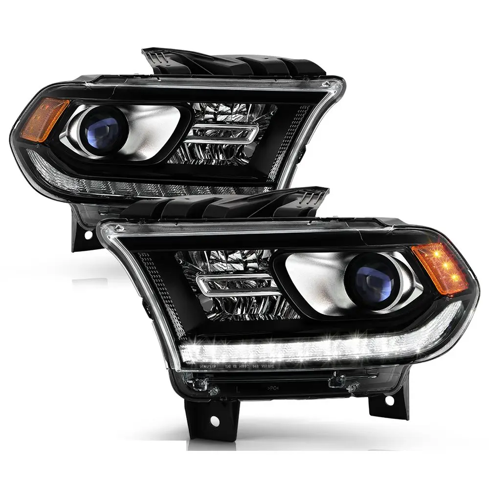 Auto Headlight Day Time Running Halogen HeadLights assembly For Dodge Durango 2014-2019 OEM 68299130AF 68299131AF