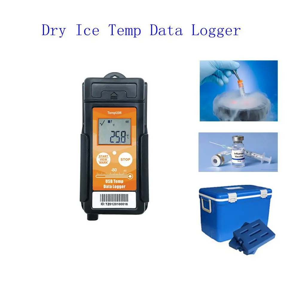 Dry Ice Temperature Data Logger for Vaccine