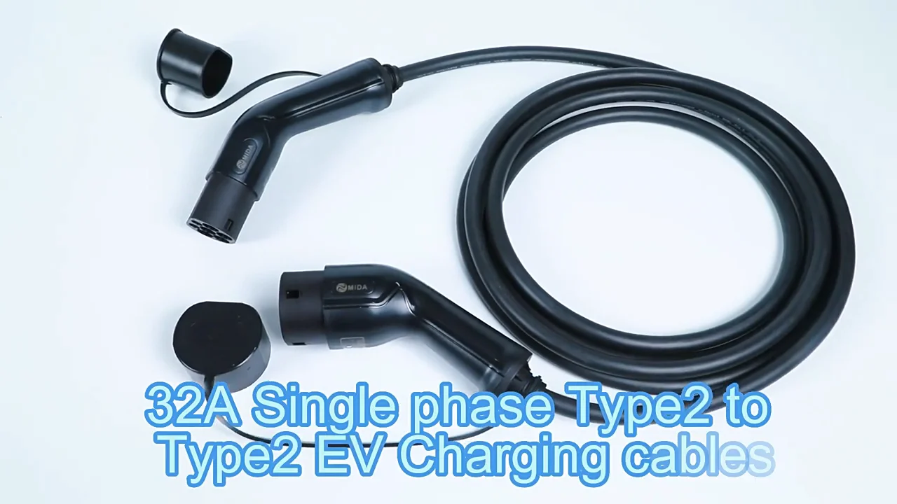 Workersbee Factory Price 3 Phase 32a Portable Electric Car Charger Cable Extension Cable Dual