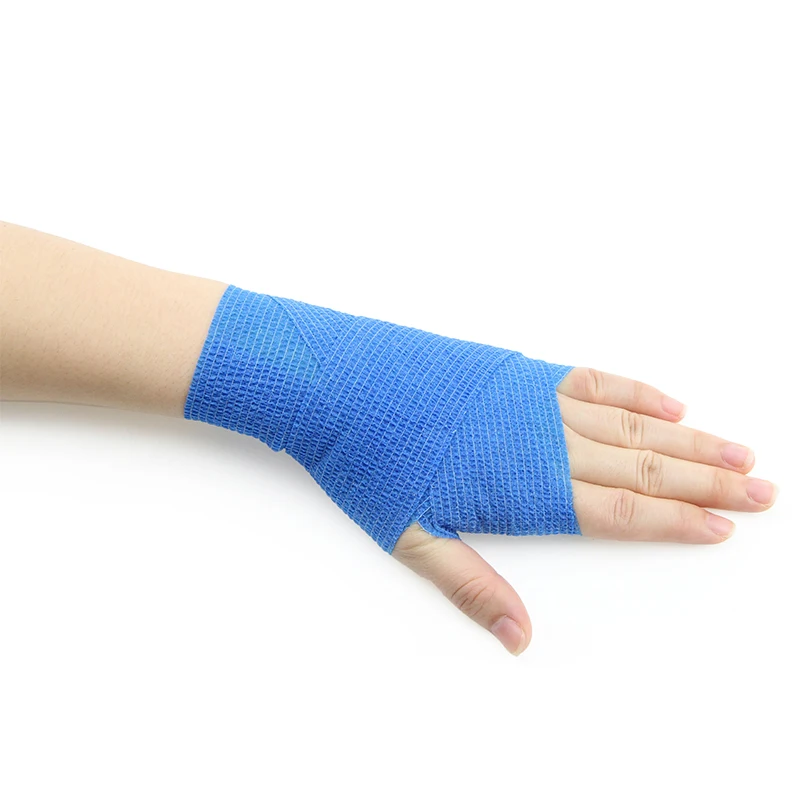 Эластичная самоклеящаяся Спортивная фиксированная эластичная повязка уличная повязка подходит для спортивных запястий и лодыжек