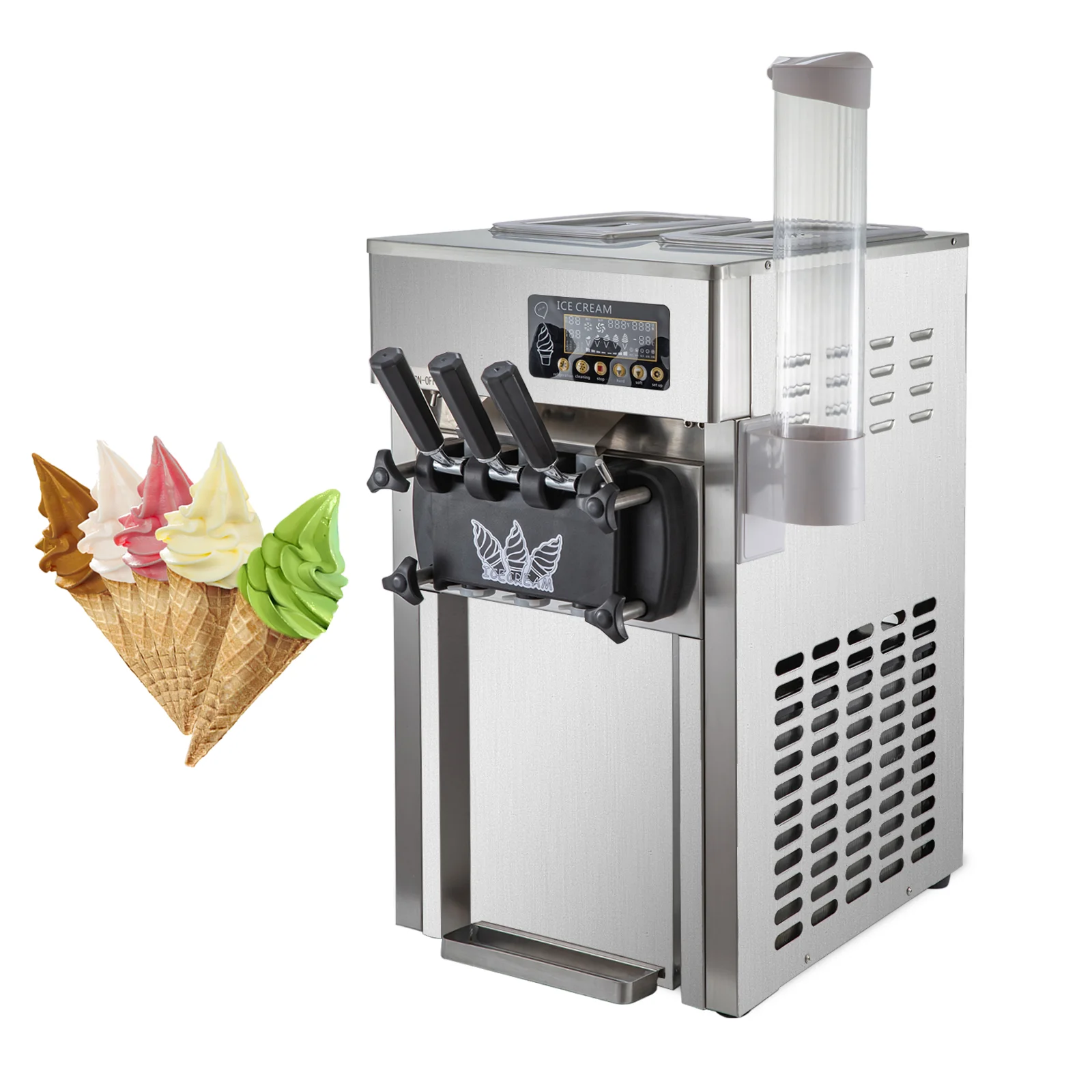 Single Flavor Commercial Small Soft Ice Cream Machine with CE - China Ice  Cream Machine Soft Serve, Ice Cream Maker Machine