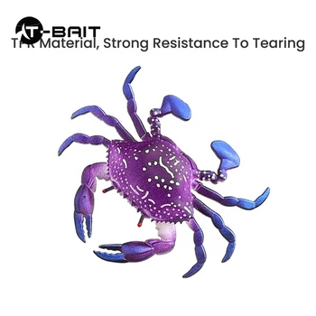 Bionic Soft Crab Bait Freshwater Saltwater 8Cm/10G Floating Stream Fishing Lures Artificial Seabass Wobbler Isca – Soft Lure – view 4