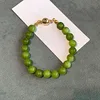 Pulsera verde de 8 mm