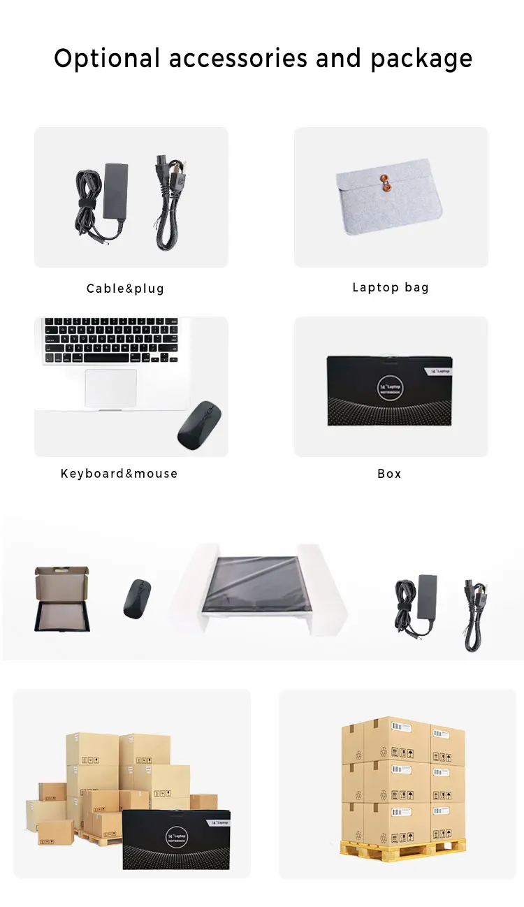 Great Asia Notebook Computer 14inch Oem Cheap Laptop Wholesale Laptops 64GBROM SSD 128GB